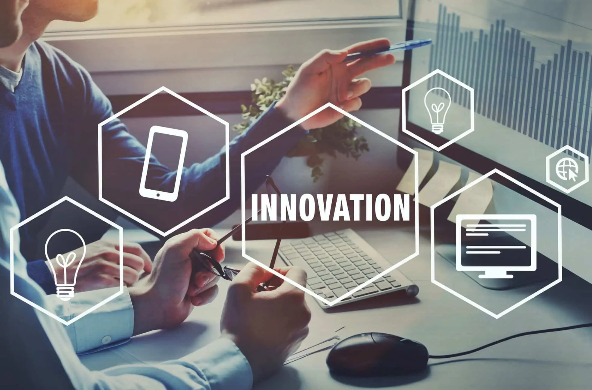 Innovation and partnership concept